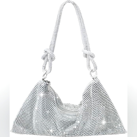 Beautiful Pink Rhinestone Purse - Picture 5 of 8